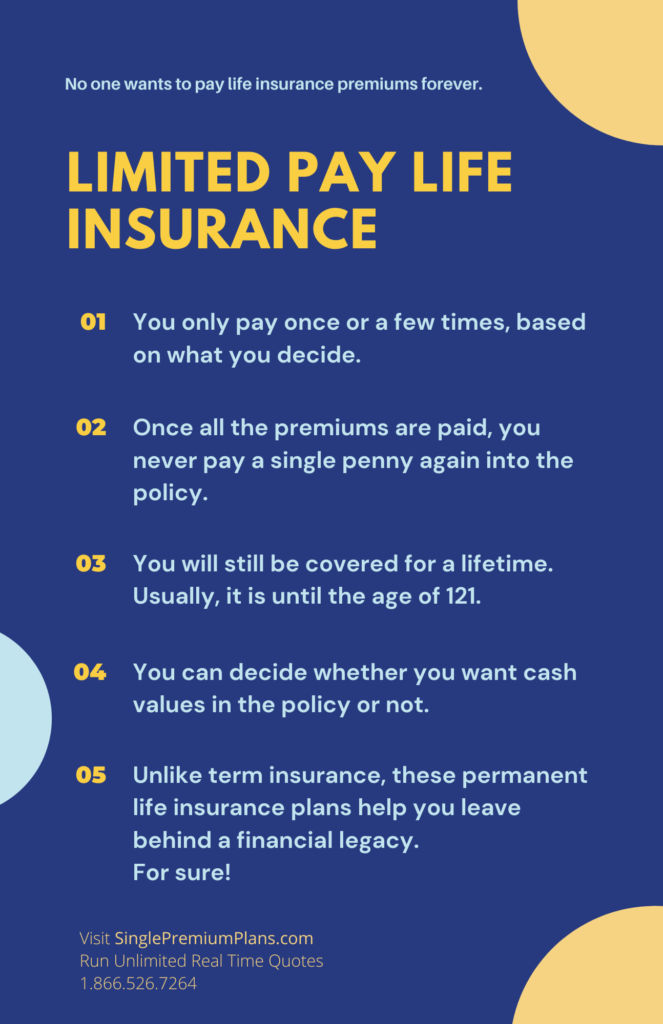 Limited pay life insurance